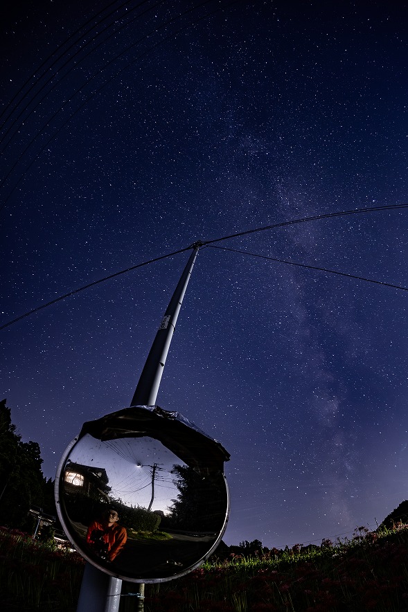 天の川と彼岸花